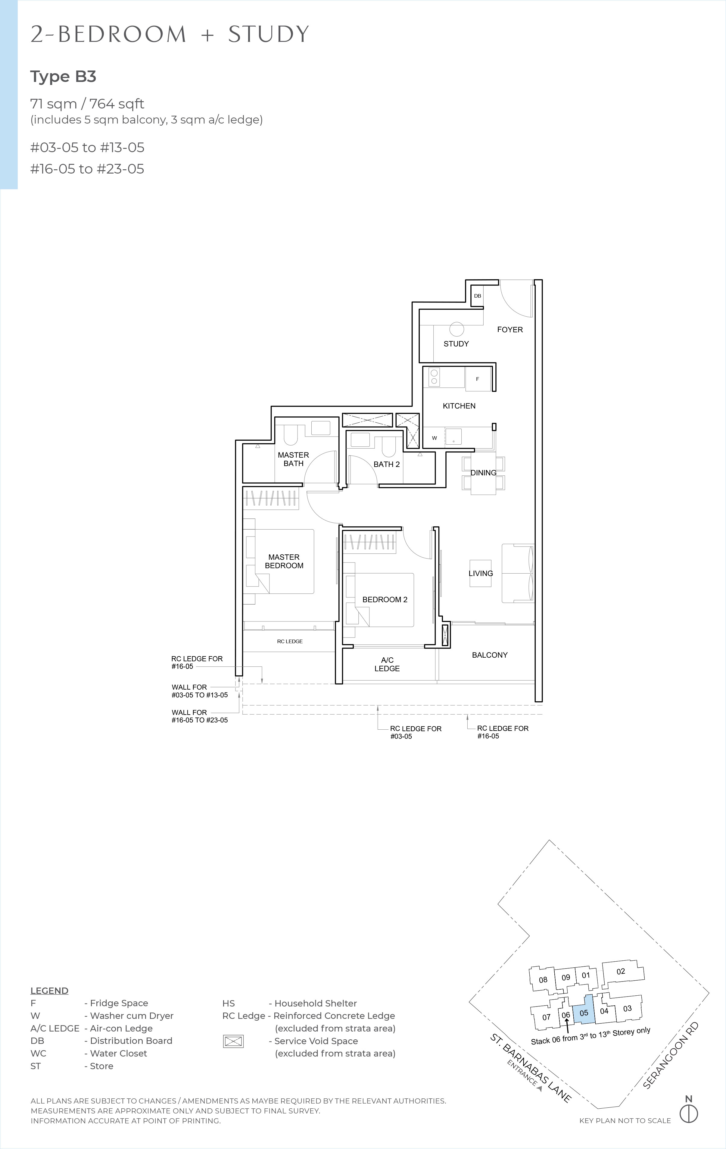 The Arcady at Boon Keng Floor plans and units mix